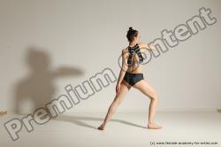 Modern dance poses of Rea