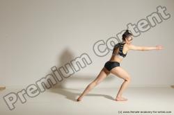 Modern dance poses of Rea