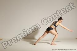 Modern dance poses of Rea