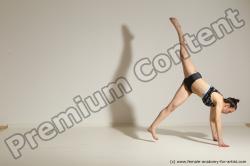 Modern dance poses of Rea