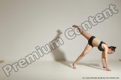 Modern dance poses of Rea