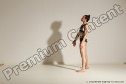 Modern dance poses of Rea