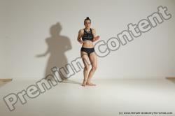 Modern dance poses of Rea