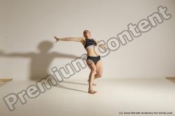 Modern dance poses of Rea