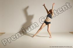 Modern dance poses of Rea