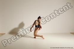 Modern dance poses of Rea