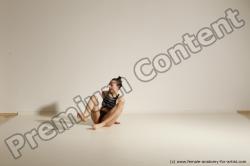 Modern dance poses of Rea