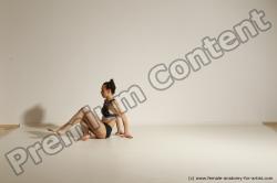 Modern dance poses of Rea