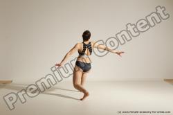 Modern dance poses of Rea