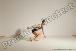 Modern dance poses of Rea