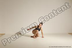 Modern dance poses of Rea