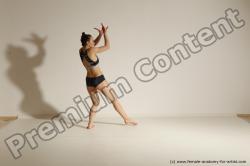 Modern dance poses of Rea