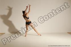 Modern dance poses of Rea