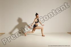 Modern dance poses of Rea