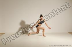 Modern dance poses of Rea