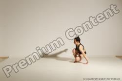 Modern dance poses of Rea