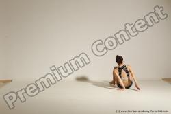 Modern dance poses of Rea