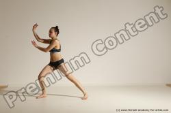 Modern dance poses of Rea