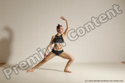 Modern dance poses of Rea