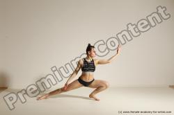 Modern dance poses of Rea