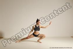 Modern dance poses of Rea