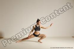 Modern dance poses of Rea