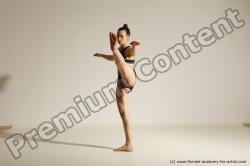 Modern dance poses of Rea