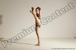 Modern dance poses of Rea