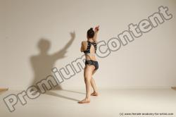 Modern dance poses of Rea