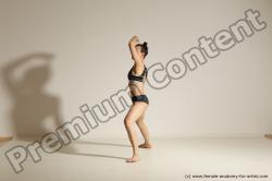 Modern dance poses of Rea