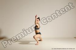 Modern dance poses of Rea