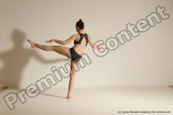 Modern dance poses of Rea