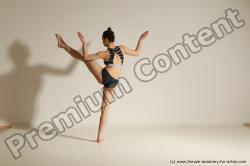 Modern dance poses of Rea