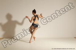 Modern dance poses of Rea