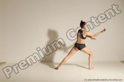 Modern dance poses of Rea