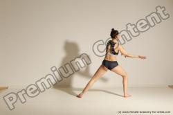 Modern dance poses of Rea