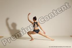 Modern dance poses of Rea