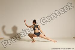 Modern dance poses of Rea