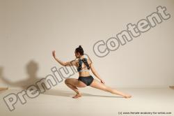 Modern dance poses of Rea