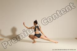 Modern dance poses of Rea