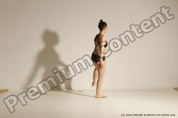 Modern dance poses of Rea