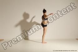 Modern dance poses of Rea