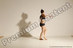 Modern dance poses of Rea