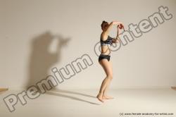 Modern dance poses of Rea