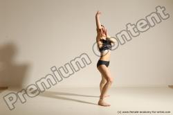 Modern dance poses of Rea