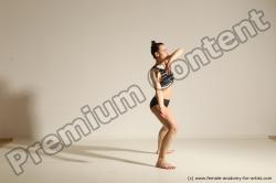 Modern dance poses of Rea