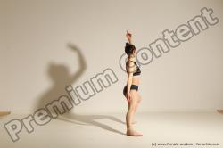 Modern dance poses of Rea