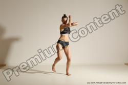 Modern dance poses of Rea