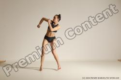 Modern dance poses of Rea