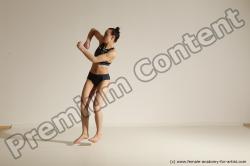 Modern dance poses of Rea